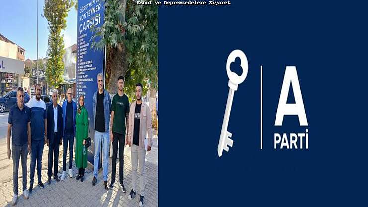 Anahtar Parti Battalgazi İlçe Teşkilatı'ndan Esnaf ve Depremzedelere Ziyaret