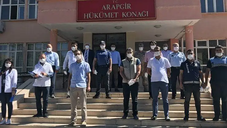Arapgir'de Koronavirüs Denetlemesi Yapıldı