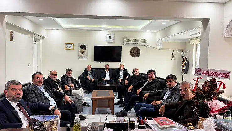 Arapgir Muhtarlar Derneği Yönetiminden Arapgir Belediyesi'ne Ziyaret