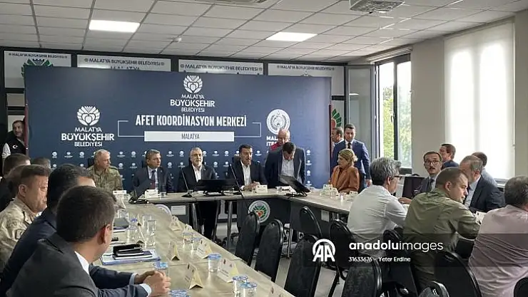 Bakan Işıkhan, Malatya'da Afet Koordinasyon Toplantısı'na katıldı