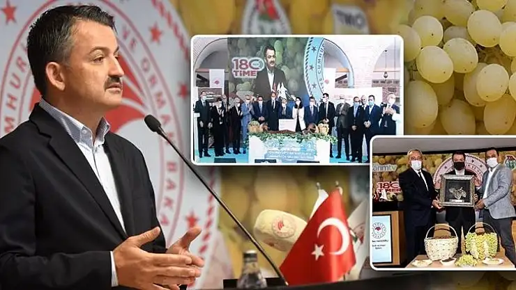 Bakan Pakdemirli 2020 Yılı Kuru Üzüm Alım Fiyatını Açıkladı