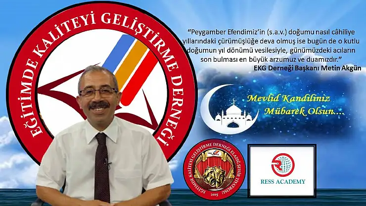 Başkan Akgün, Mevlit Kandili münasebetiyle mesaj yayınladı.