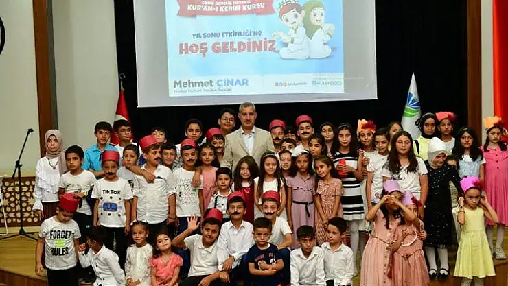 Başkan Çınar: Çocuklarımızın Dini ve Kültürel Yönden Gelişimlerine Büyük Önem Veriyoruz
