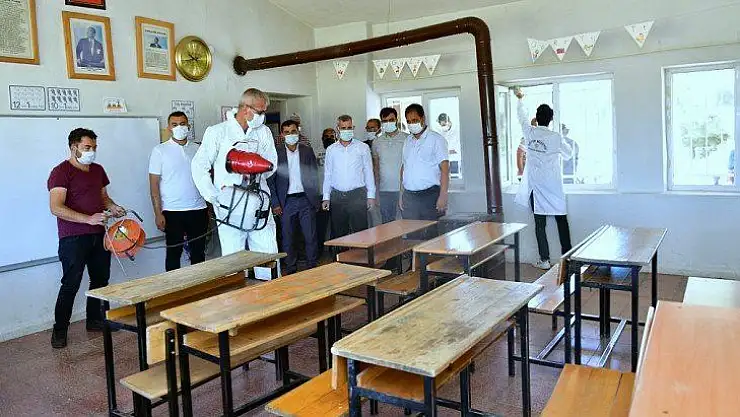 Başkan Çınar: 'Okullarımızı Yüz Yüze Eğitim Dönemine Hazırlıyoruz'