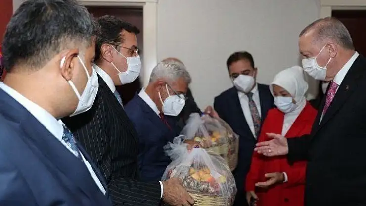 Başkan Güder Cumhurbaşkanı Erdoğan İle Bir araya geldi