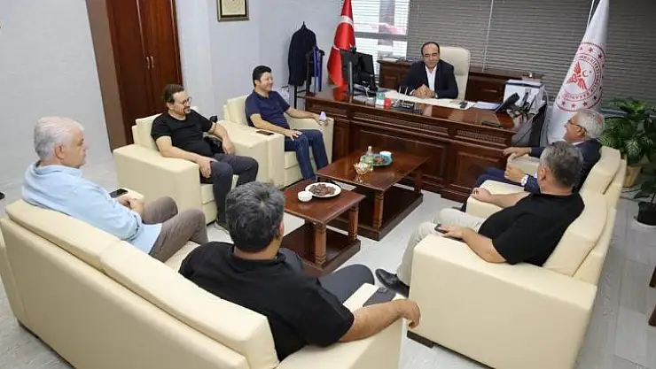 Başkan Güder'den Berk'e Hayırlı Olsun Ziyareti