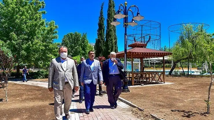 Başkan Gürkan, Sümerparkta incelemelerde bulundu