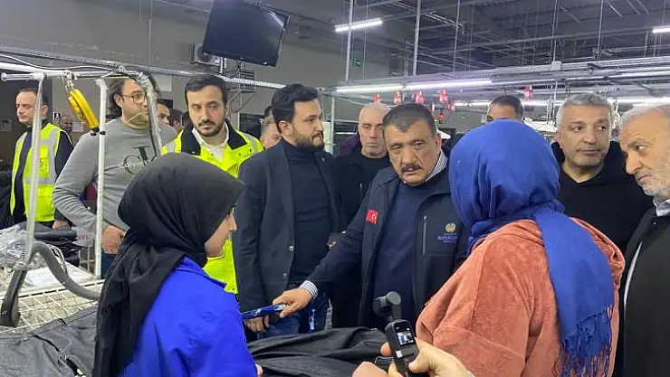 Başkan Gürkan Üretime Başlayan Fabrikaları Ziyaret Etti