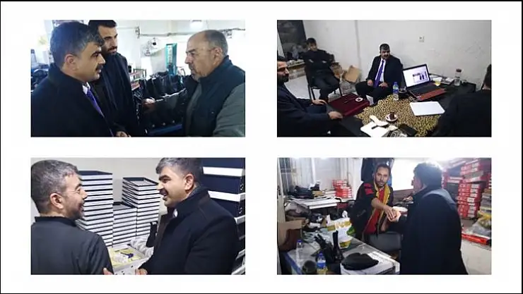 Başkan Karakuş Akpınar Esnaflarını Ziyaret Etti