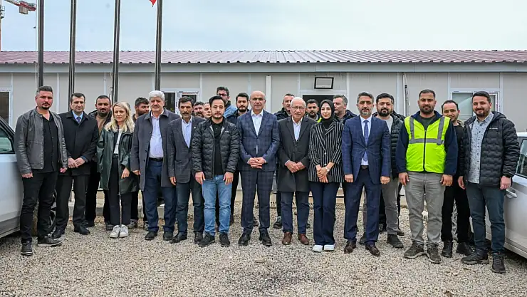 Başkan Sami Er, Akoğuz Kışlası TOKİ Konut Alanında İncelemelerde Bulundu