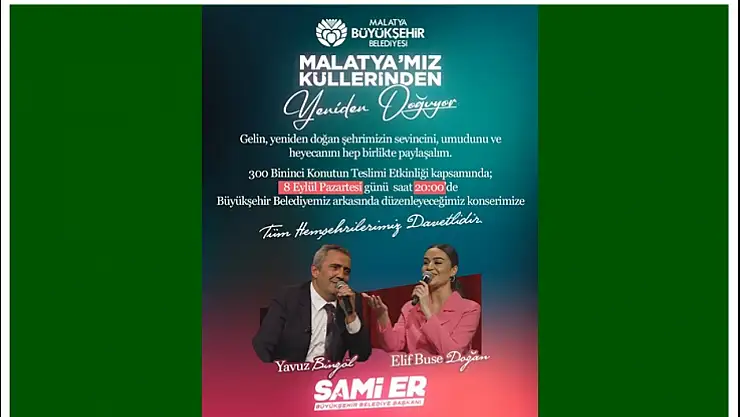 Başkan Sami Er'den Hemşehrilerine Davet: Gelin Sevincimizi Birlikte Paylaşalım