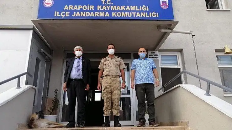 Başkan V. Hüseyin Akşahin'den İlçe Jandarma Komutanına Ziyaret
