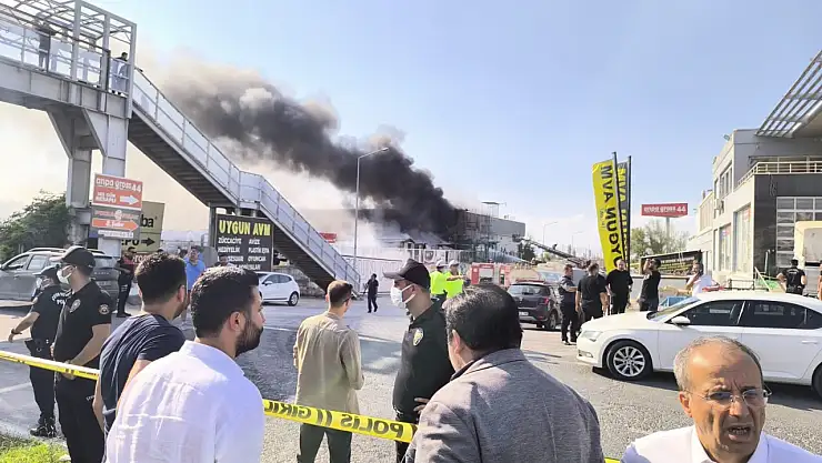 Başkan Yıldız İşyeri Yangını Hakkında Konuştu