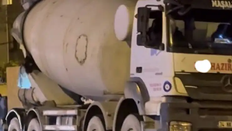 Beton Mikserine Düşen Sürücü Hayatını Kaybetti