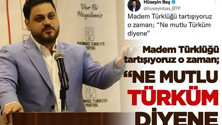 BTP liderinden DEVA Partisi'ne Türklük cevabı