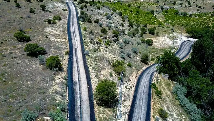 Büyükşehir Doğanlar'da 7 Km Asfalt Çalışması Yaptı