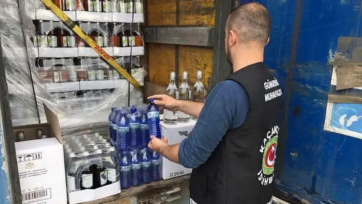 Kaçak İçkiyi Böyle Gizlediler