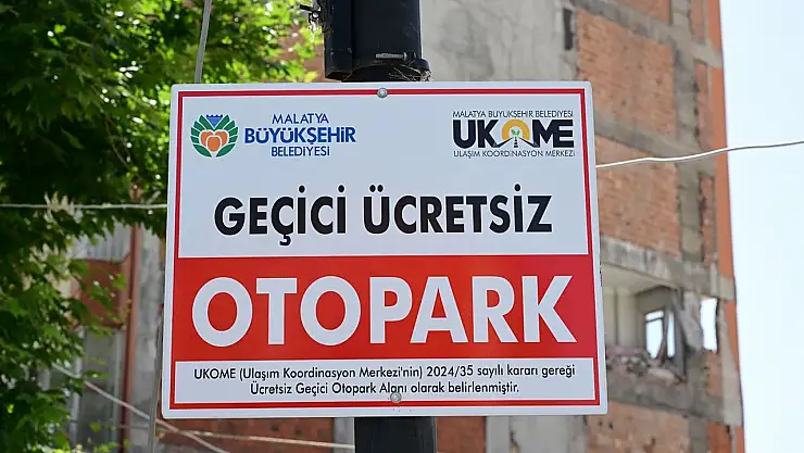 Büyükşehir Belediyesi 13 Noktada Geçici Park Alanları Oluşturdu