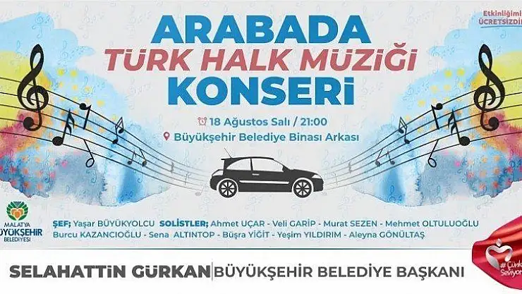 Büyükşehir Belediyesinden Vatandaşlara Moral Konseri