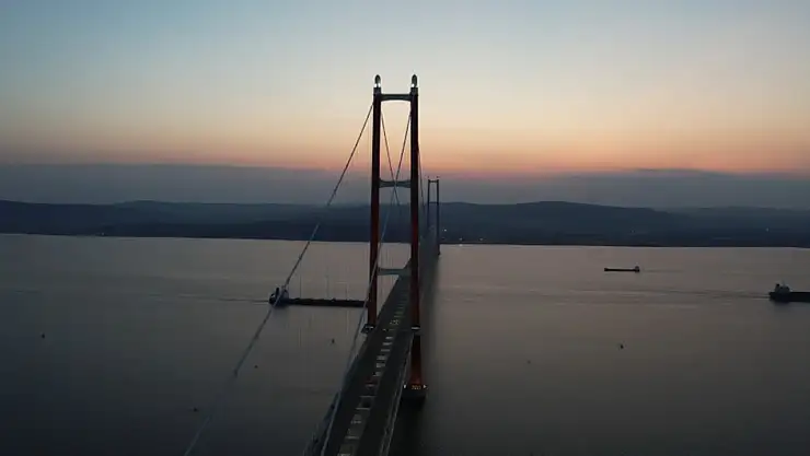 Çanakkale Köprüsü, 3 yılda 7 milyon araca hizmet verdi