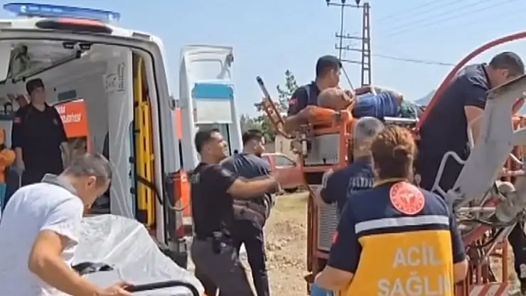 Çatıda çalışırken elektrik akımına kapıldı