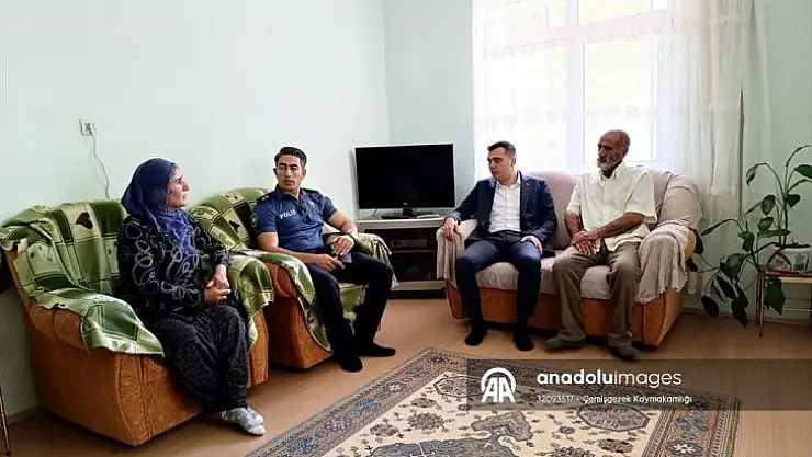 Çemişgezek Kaymakamı Zor, şehit ailelerini ziyaret etti