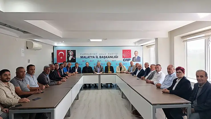 CHP Malatya İl Kongresi Öncesi Yıldız'a İmza Desteği