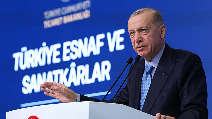 Cumhurbaşkanı Erdoğan'dan esnafa kredi müjdesi