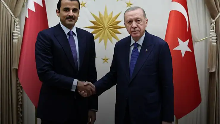 Cumhurbaşkanı Erdoğan Katar Emiri Al Sani ile görüştü