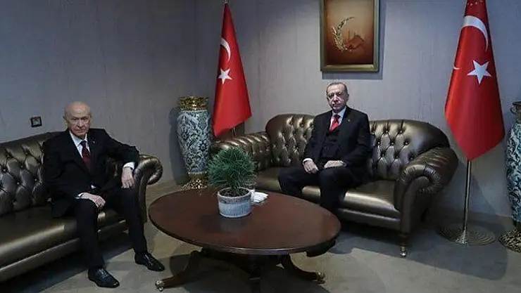 Cumhurbaşkanı Erdoğan MHP Lideri Bahçeli ile görüştü