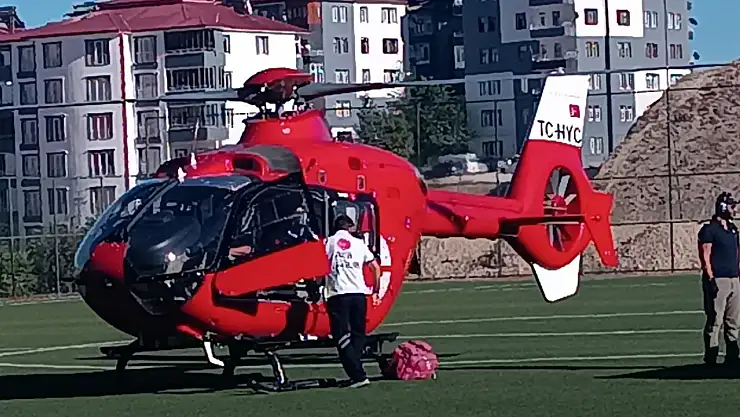 Darende'de 3 Hasta İçin Ambulans Helikopter Seferber Oldu