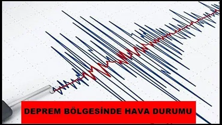 Deprem Bölgesinde Sıcaklıklar artacak