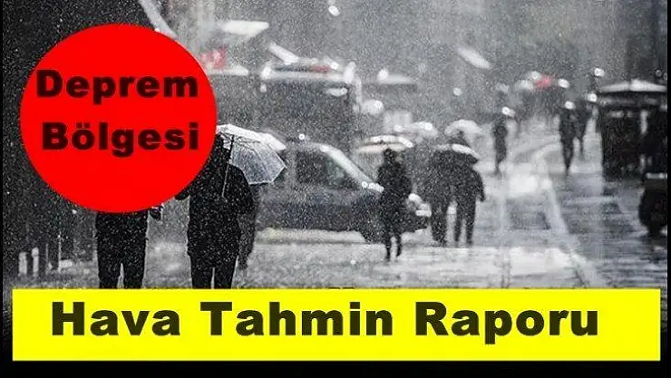 Deprem Bölgesinde Yarın Yağış Var