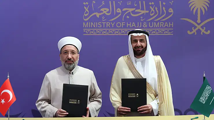 Diyanet Başkanı Arpaguş, Suudi Arabistan'da 2026 Hac Protokolünü İmzaladı