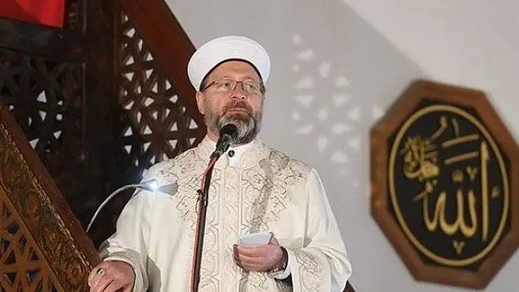 Diyanet İşleri Başkanı Erbaş'tan bayram mesajı