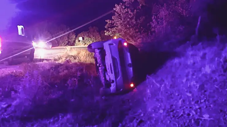 Doğanşehir'de Feci Kaza! Kontrolden Çıkan Araç Şarampole Uçtu