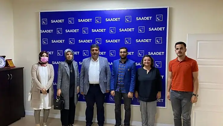 Eczacılar odası'ndan Saadet Partisine ziyaret