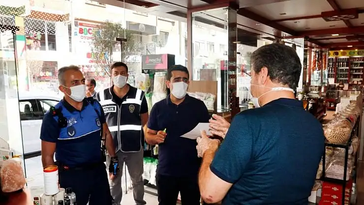 Elazığ'da Koronavirüs Denetimi