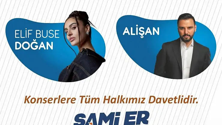 Elif Buse Doğan ve Alişan sahne alacak.