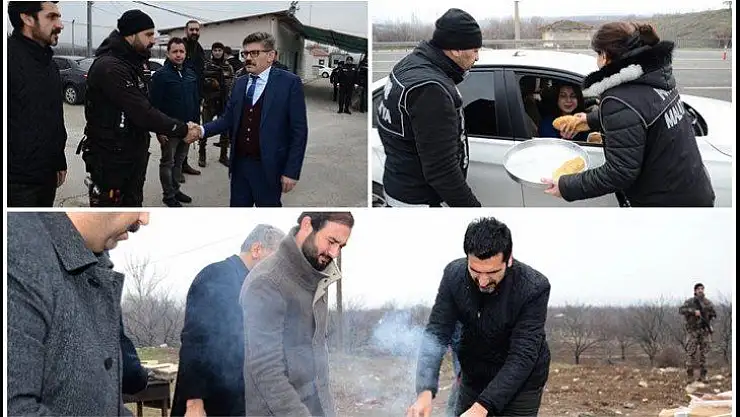 Emniyet Müdürü Dağdevirenden moral motivasyon yemeği