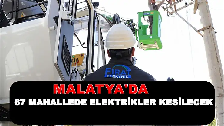 Fırat EDAŞ'tan Geniş Kapsamlı Bakım: 6 İlçede Elektrik Kesintisi Uygulanacak