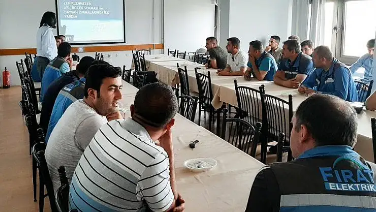 Fırat Edaş'dan Çalışanlarına İlk Yardım Eğitimi