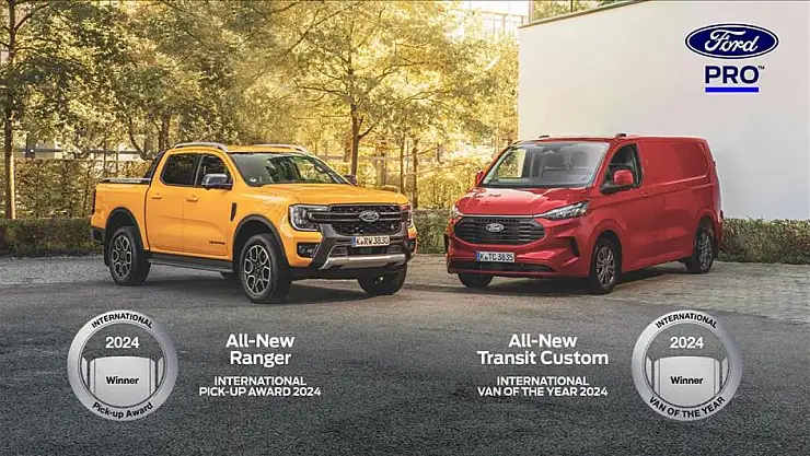Ford Transit Custom, '2024 Uluslararası Yılın Ticari Aracı' seçildi