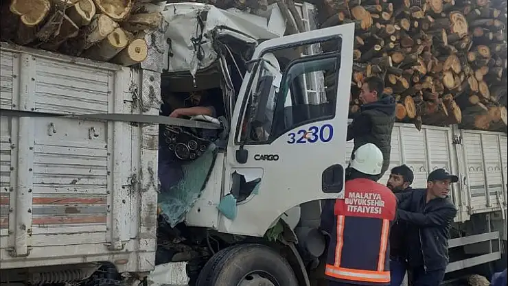 Freni Patlayan Kamyonu şoför arkadaşı kurtardı