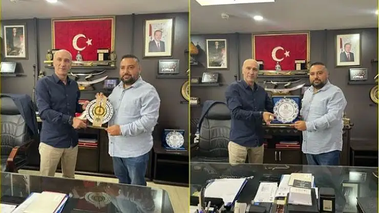 Gazeteci Ferhat Aydoğan, Osmaniye İl Emniyet Müdürü Ahmet Okumuş'u Ziyaret Etti