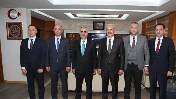 MHP Adayı Er İle BBP Adayı Ürgüp Başkan Aydın'ı Ziyaret Etti...