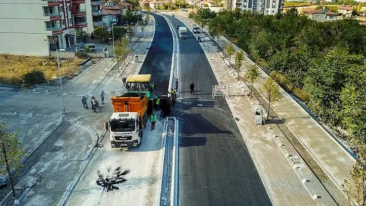 Göztepe Caddesi Asfaltlandı