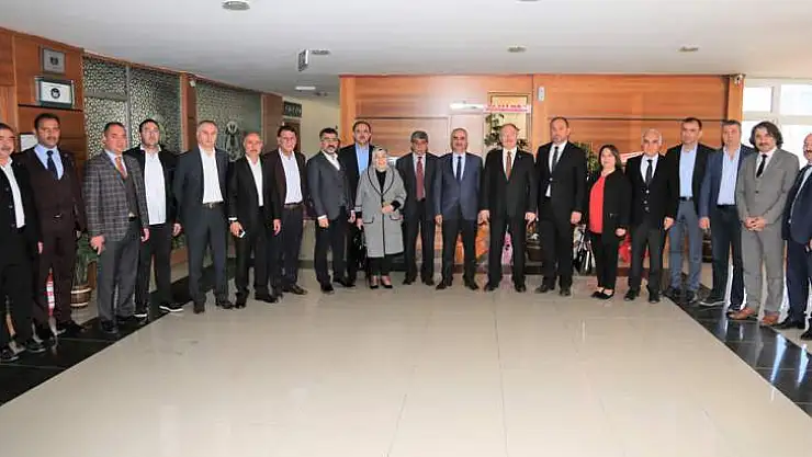 Aydın'dan Başkan Bilgin'e Hayırlı Olsun Ziyareti…