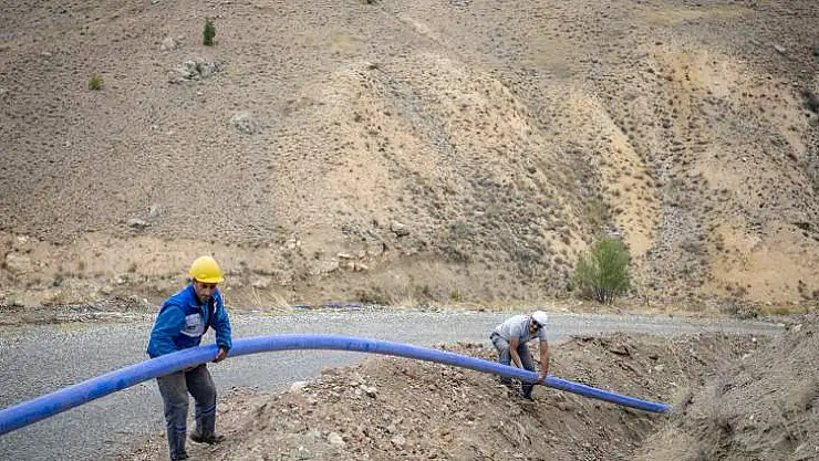 Darende'nin 4 Mahallesine İçmesuyu Hattı