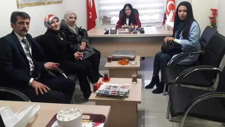 MHP Malatya Kadın Kollarından TYGD'ye Ziyaret